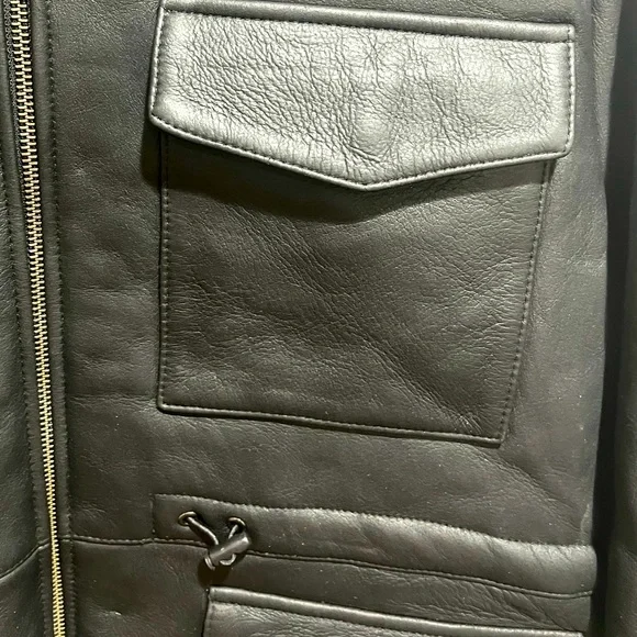 NWOT- Men’s Lamb Napa Reversible Coat - Picture 3 of 10